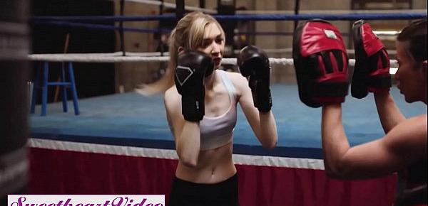  Athleti lesbian strapon fucks skinny blonde - Sweetheart Video